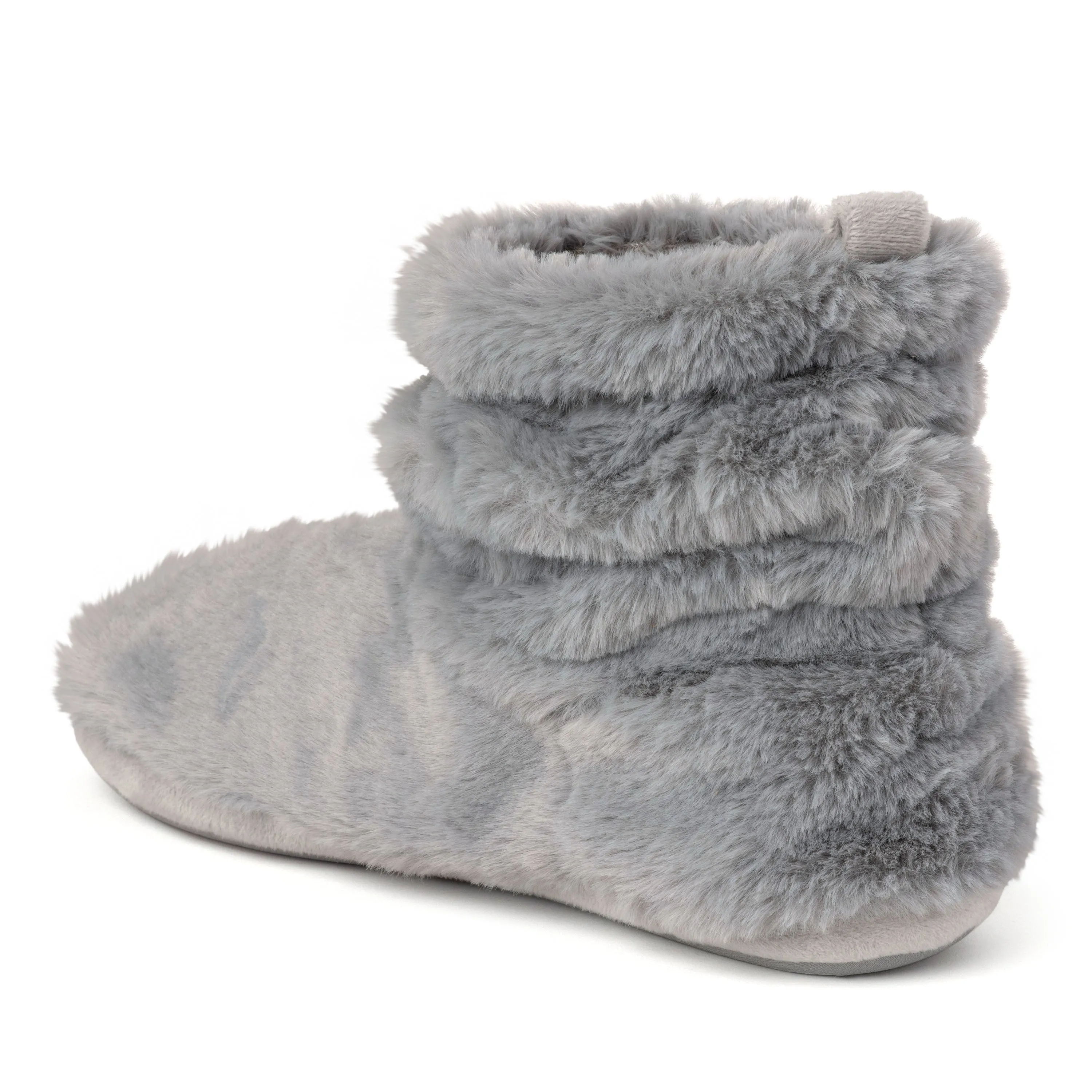 Dearfoams Women's Kimber Furry Bootie Slipper
