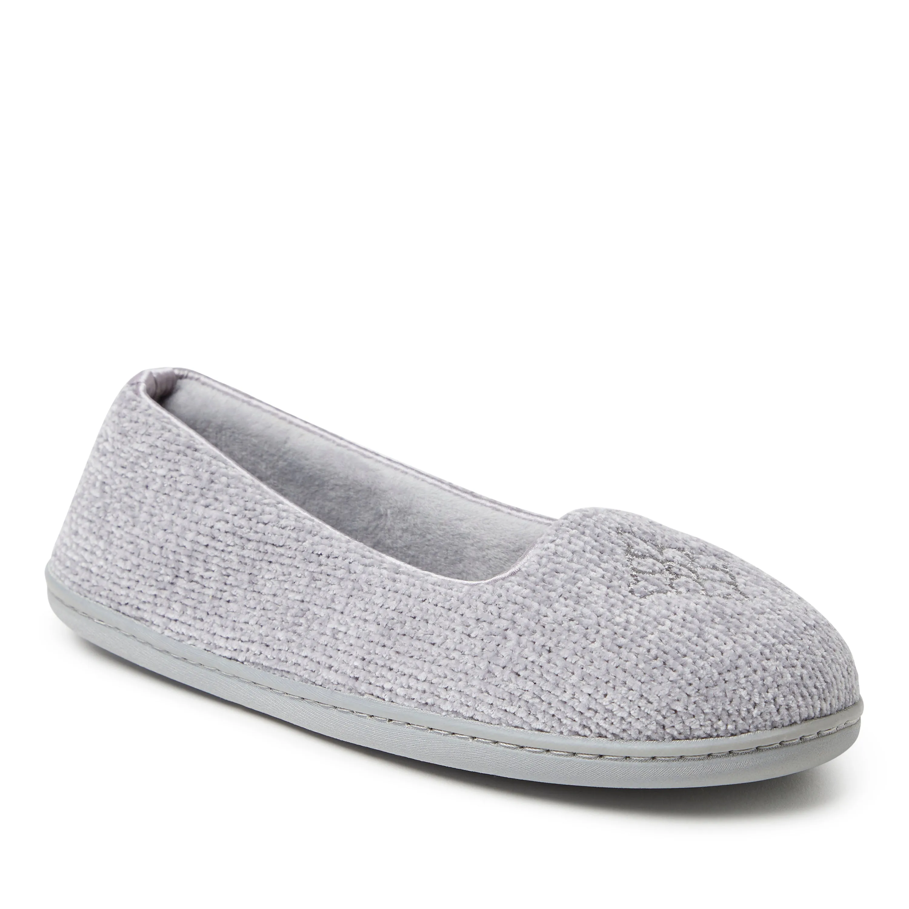 Dearfoams Womens Rebecca Chenille Closed Back