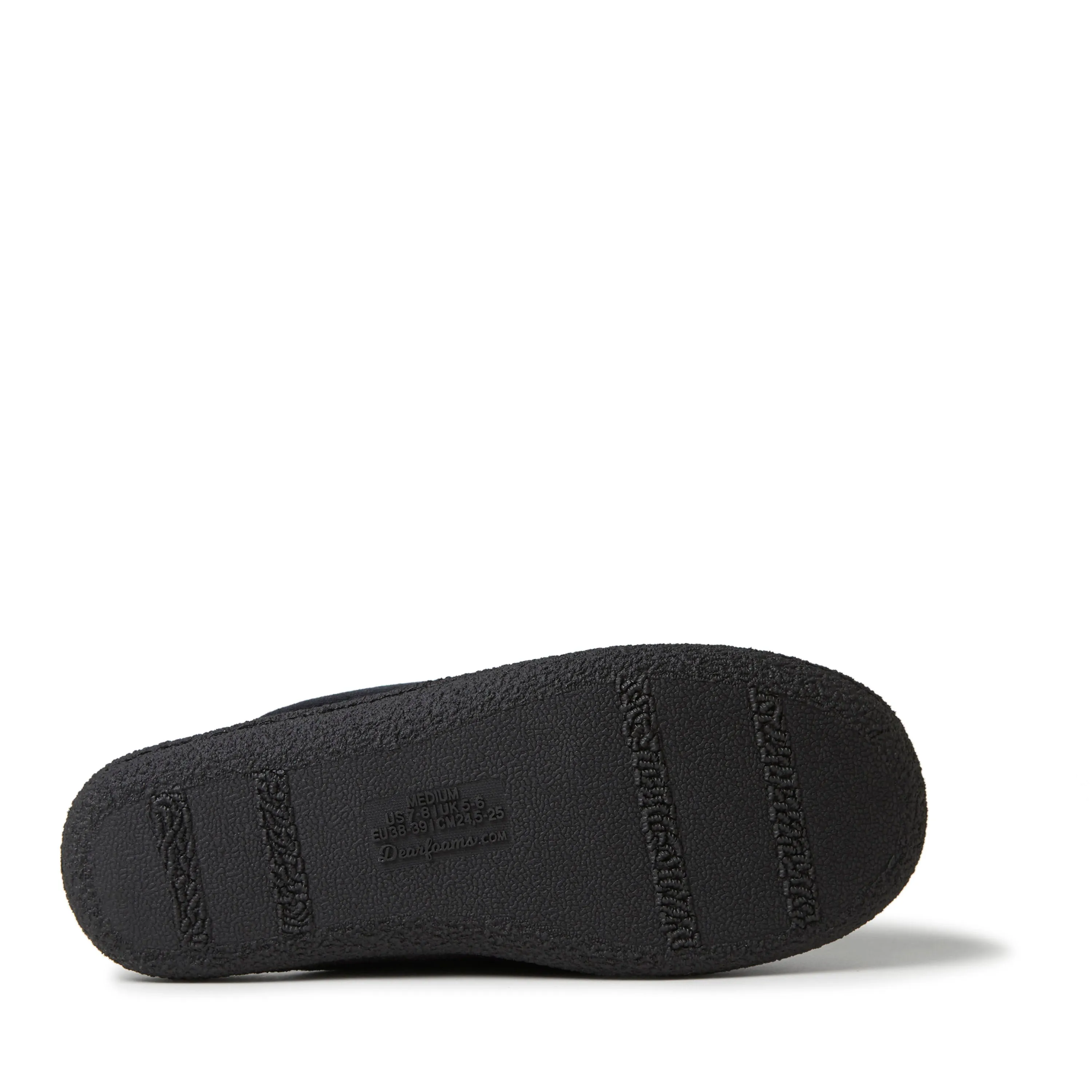 Dearfoams Womens Samantha Chenille Scuff with Quilted So