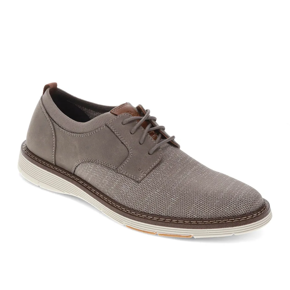 Dockers Mens Edgehill Knit and Synthetic Leather Dress Casual Lace Up Oxford Shoe