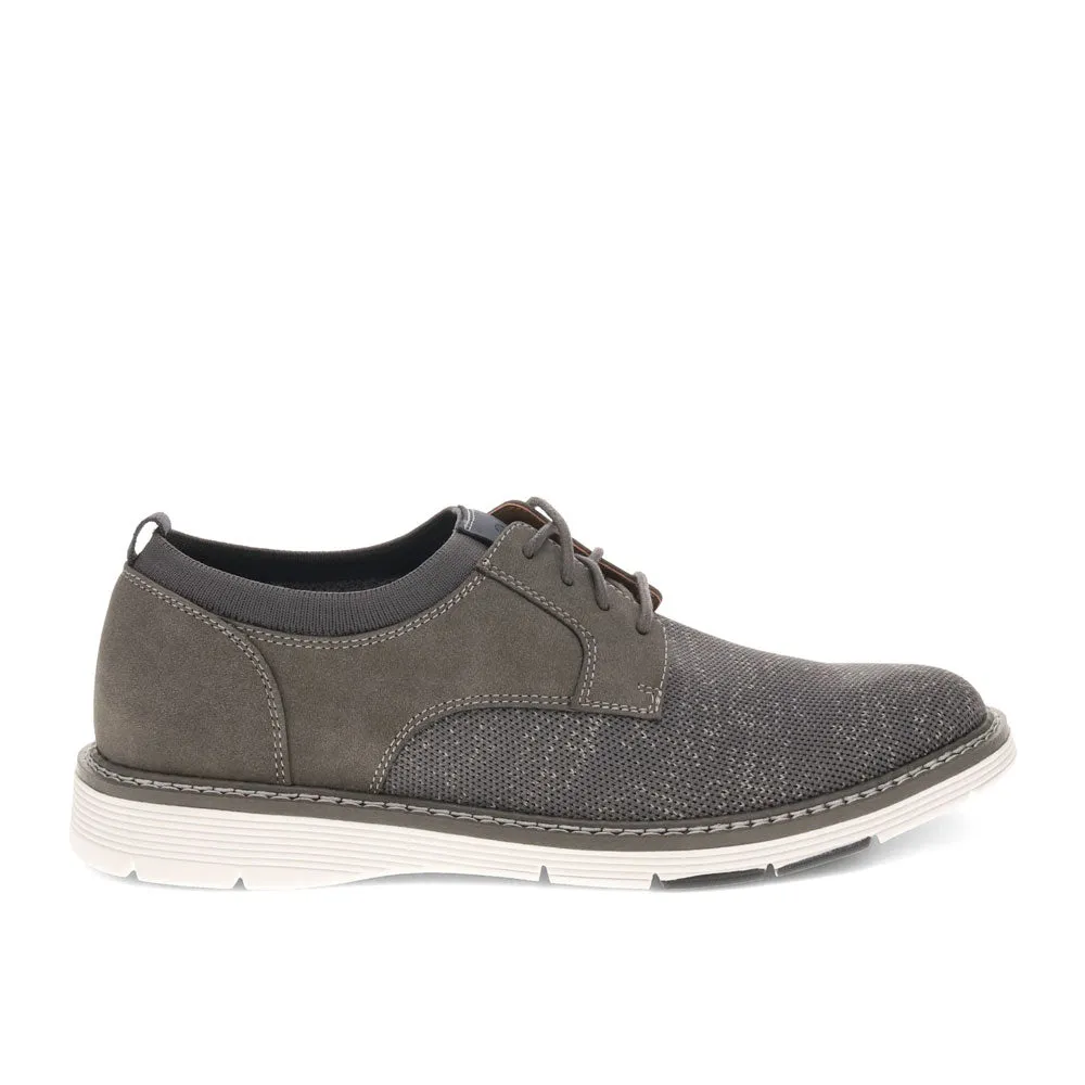 Dockers Mens Edgehill Knit and Synthetic Leather Dress Casual Lace Up Oxford Shoe