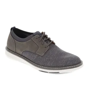 Dockers Mens Edgehill Knit and Synthetic Leather Dress Casual Lace Up Oxford Shoe