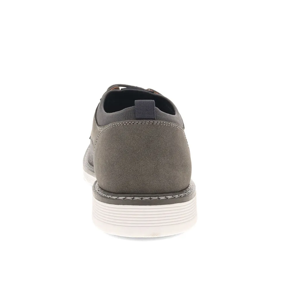 Dockers Mens Edgehill Knit and Synthetic Leather Dress Casual Lace Up Oxford Shoe