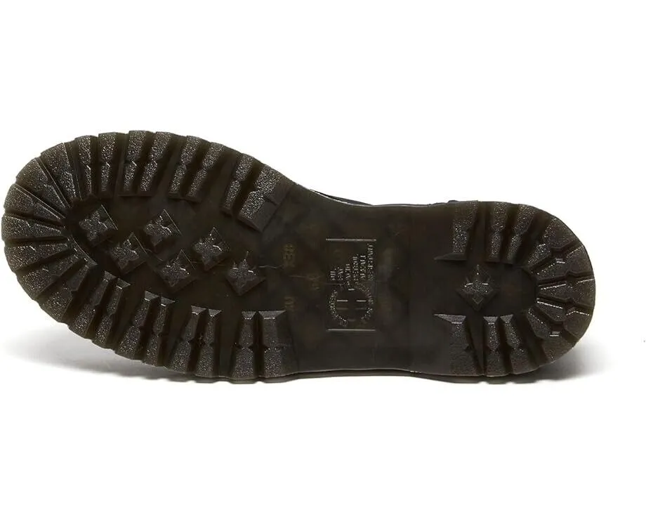 Dr. Martens Jadon III Boots Unisex US M9/W10 Charcoal Gray Leather Shoes FZP235 (Charcoal Gray,Men's 9, Women's 10)