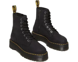 Dr. Martens Jadon III Boots Unisex US M9/W10 Charcoal Gray Leather Shoes FZP235 (Charcoal Gray,Men's 9, Women's 10)
