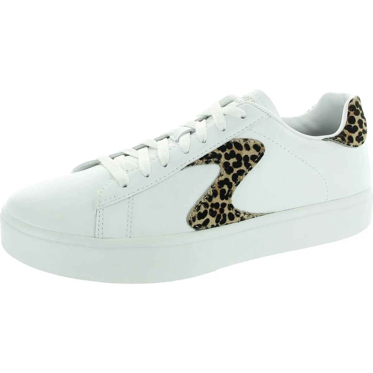 Eden LX-Gleaming Hearts Womens Padded Insole Faux Leather Casual And Fashion Sneakers