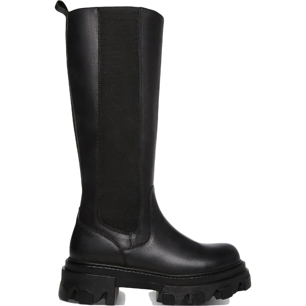 Esma Womens Lugged Sole Tall Knee-High Boots