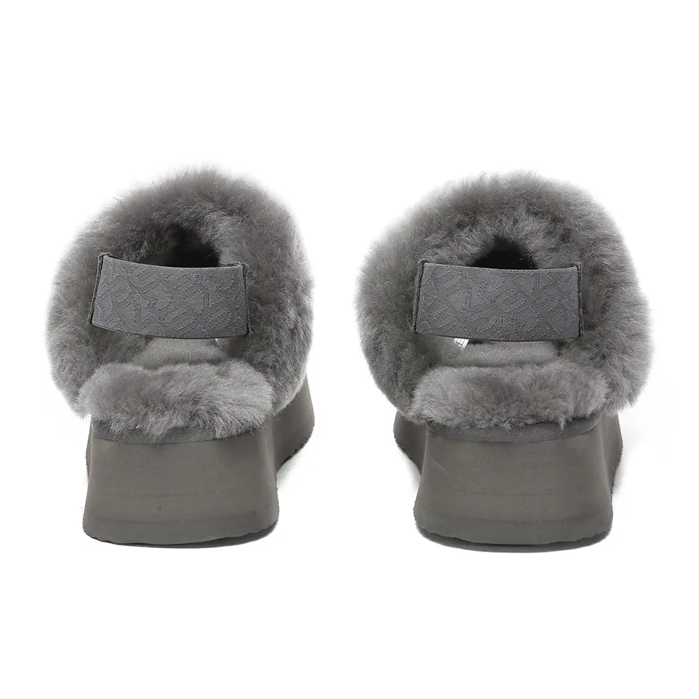 EverAu Australia Women Wagtail Removable Strap Platform Slippers
