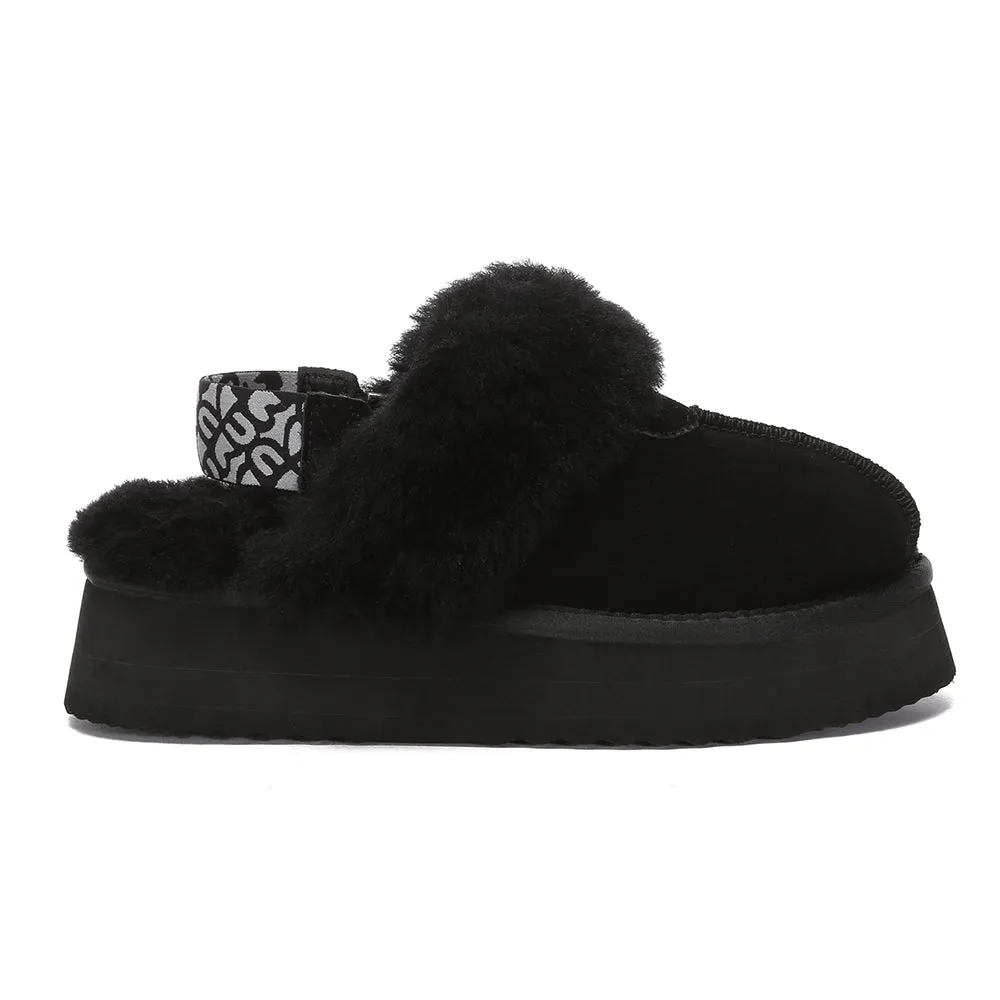 EverAu Australia Women Wagtail Removable Strap Platform Slippers