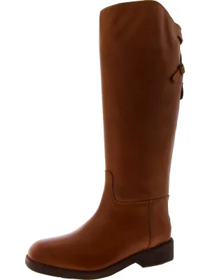 Everly Womens Leather Riding Knee-High Boots