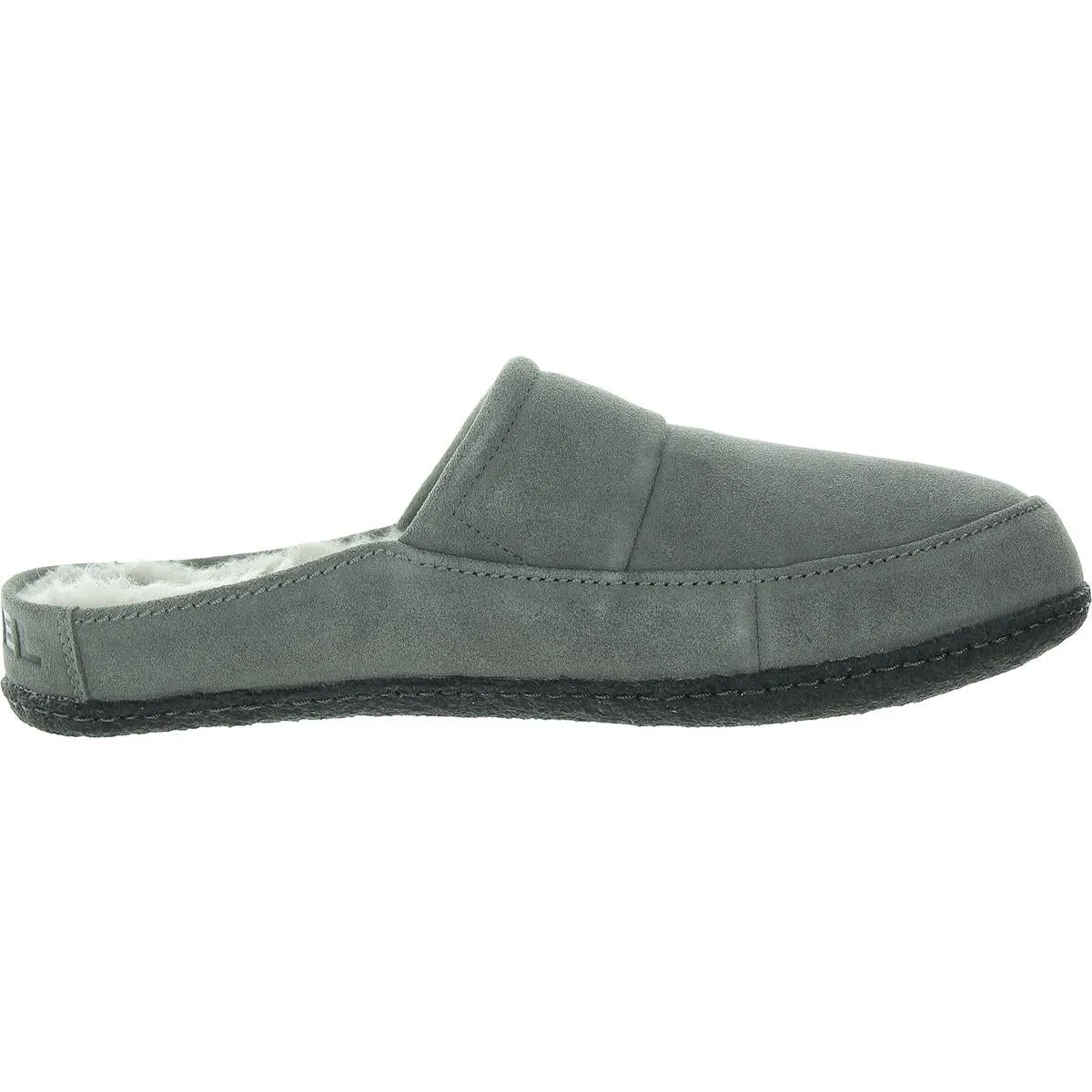 Falcon Ridge II Scuff Mens Faux Fur Lined Suede Slide Slippers