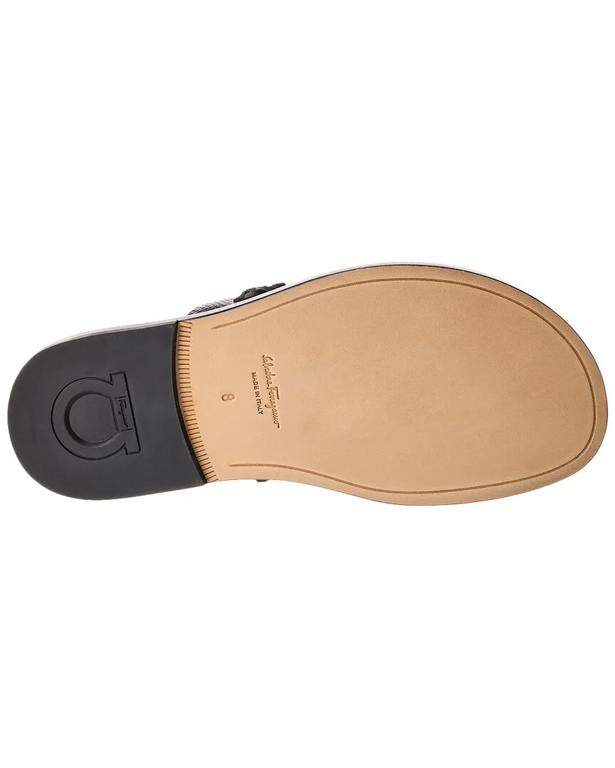 Ferragamo Giotto Leather Sandal