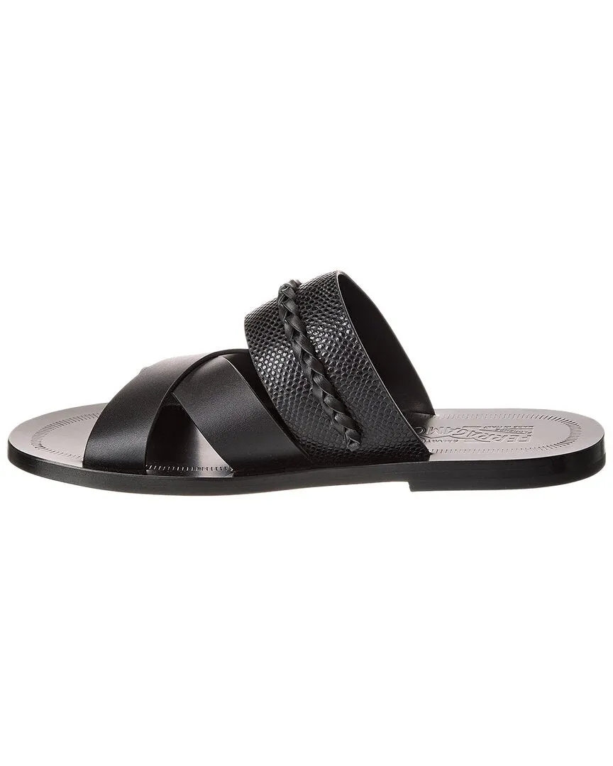 Ferragamo Giotto Leather Sandal