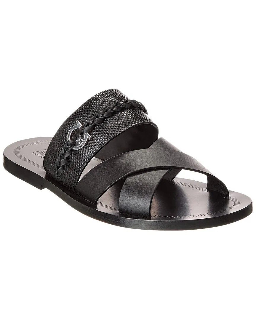 Ferragamo Giotto Leather Sandal