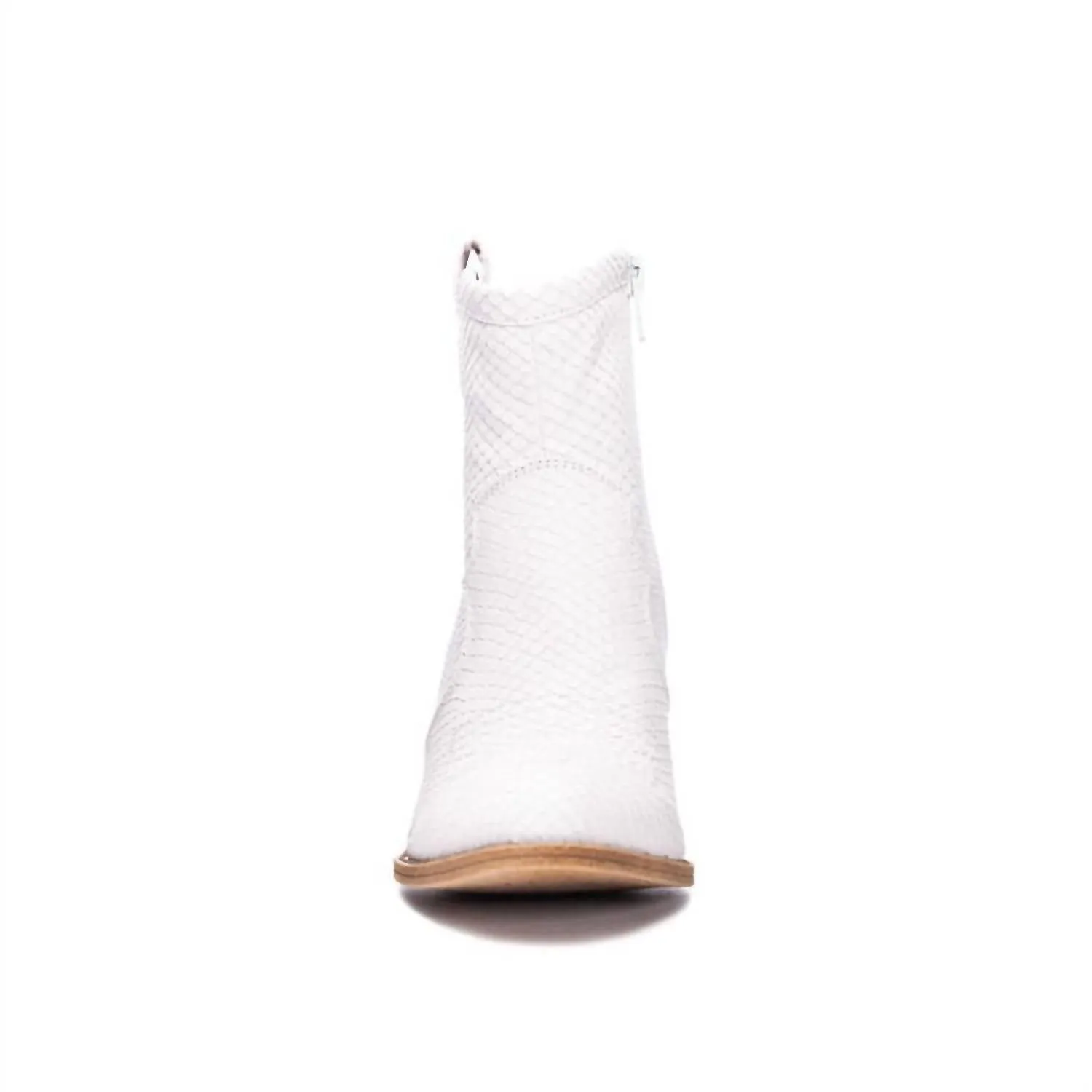 Final Touch Unite Western Bootie In White