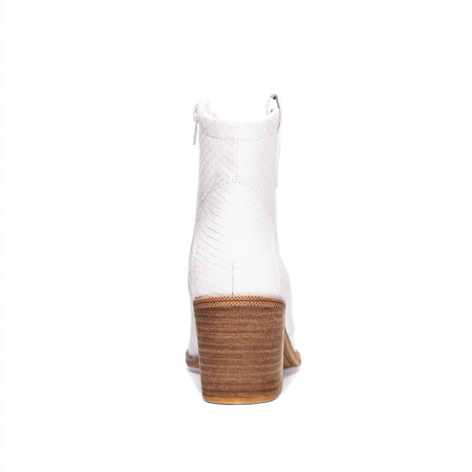 Final Touch Unite Western Bootie In White