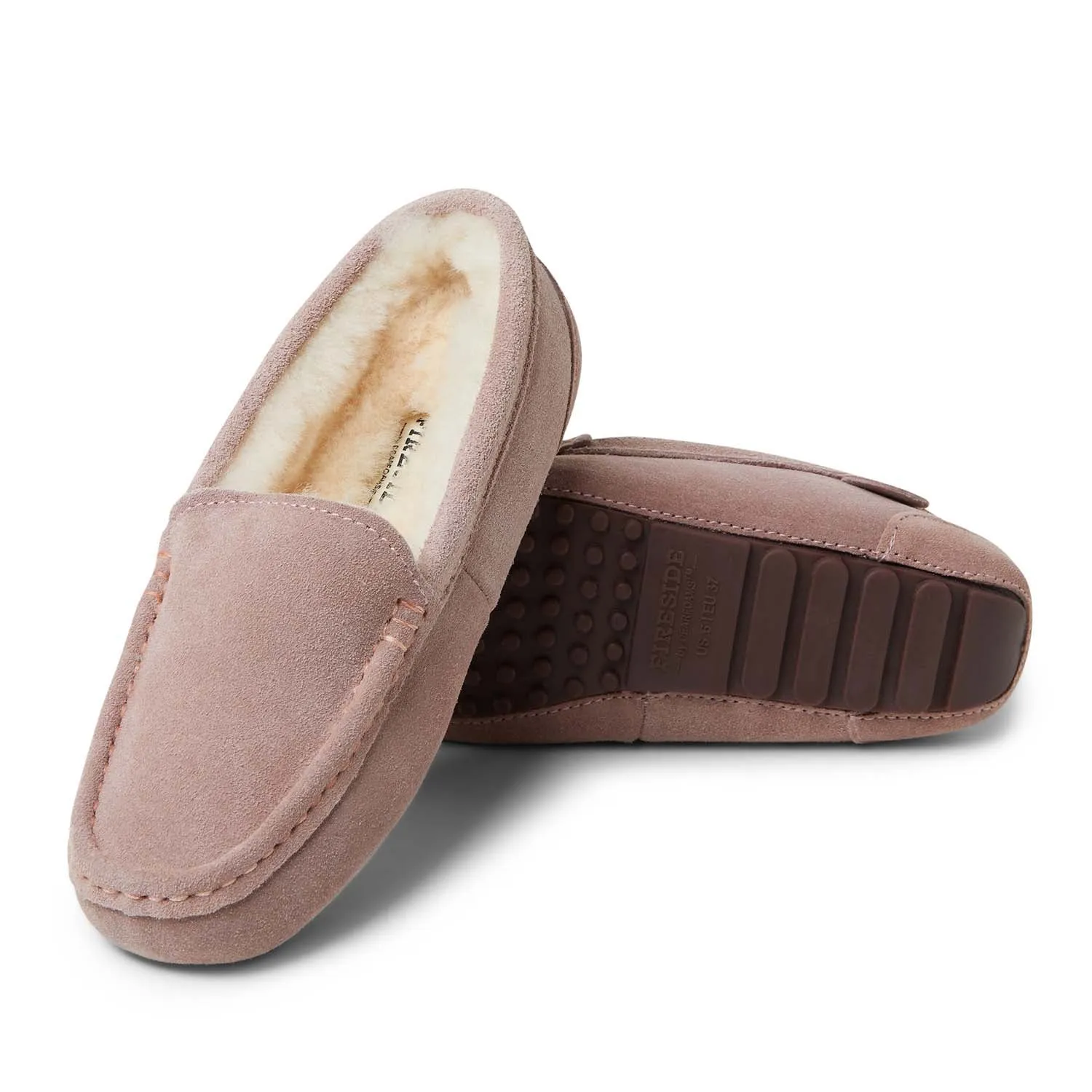 Fireside By Dearfoams Women's Mel Genuine Shearling Moccasin