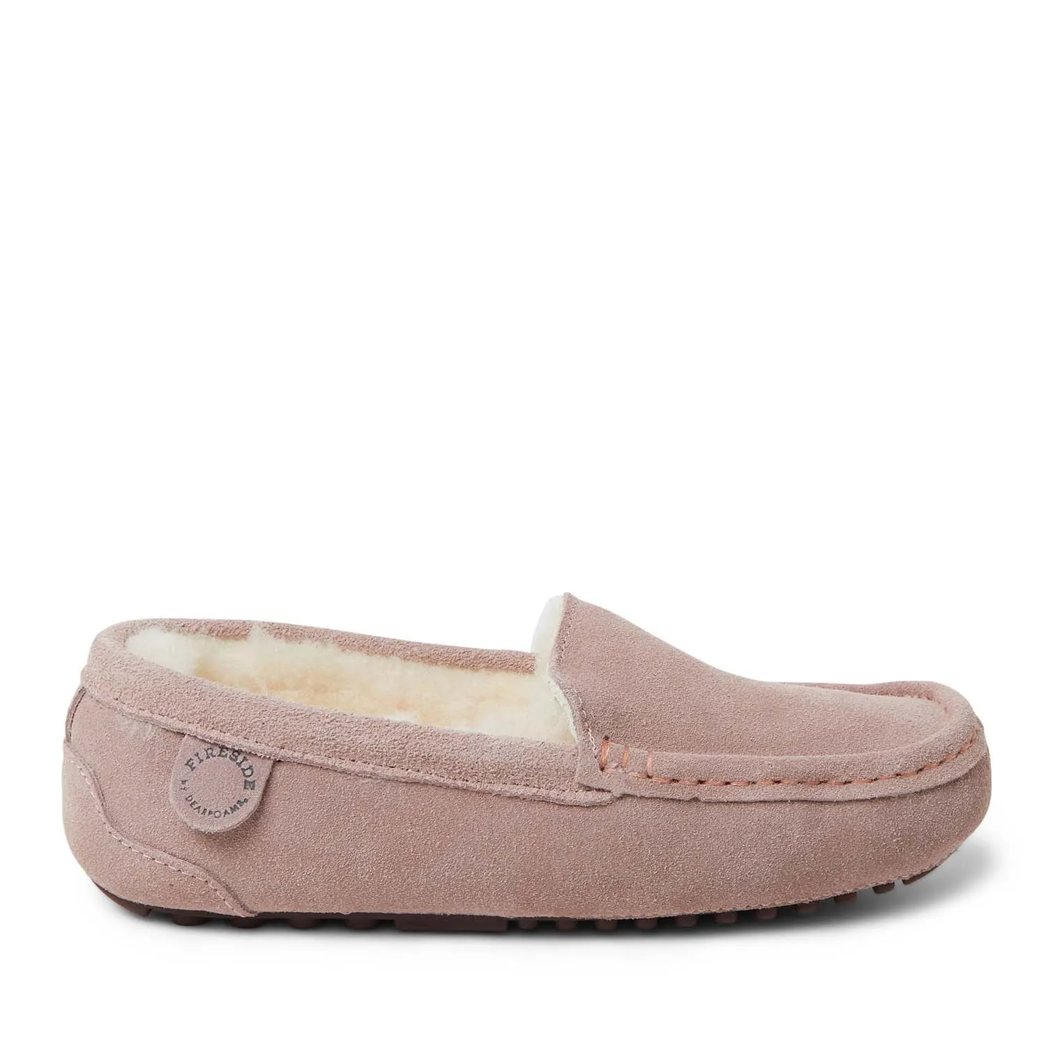 Fireside By Dearfoams Women's Mel Genuine Shearling Moccasin