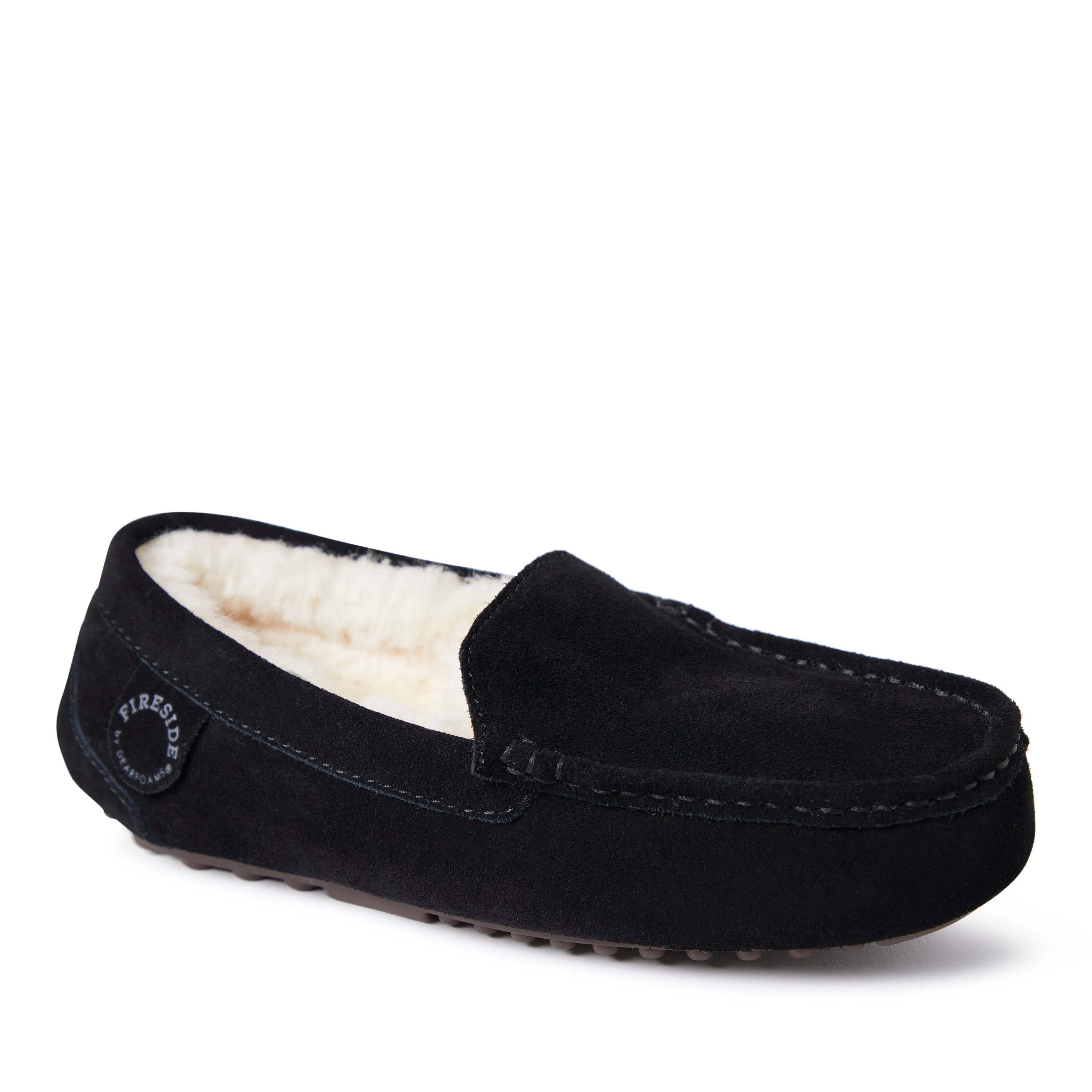 Fireside By Dearfoams Women's Mel Genuine Shearling Moccasin