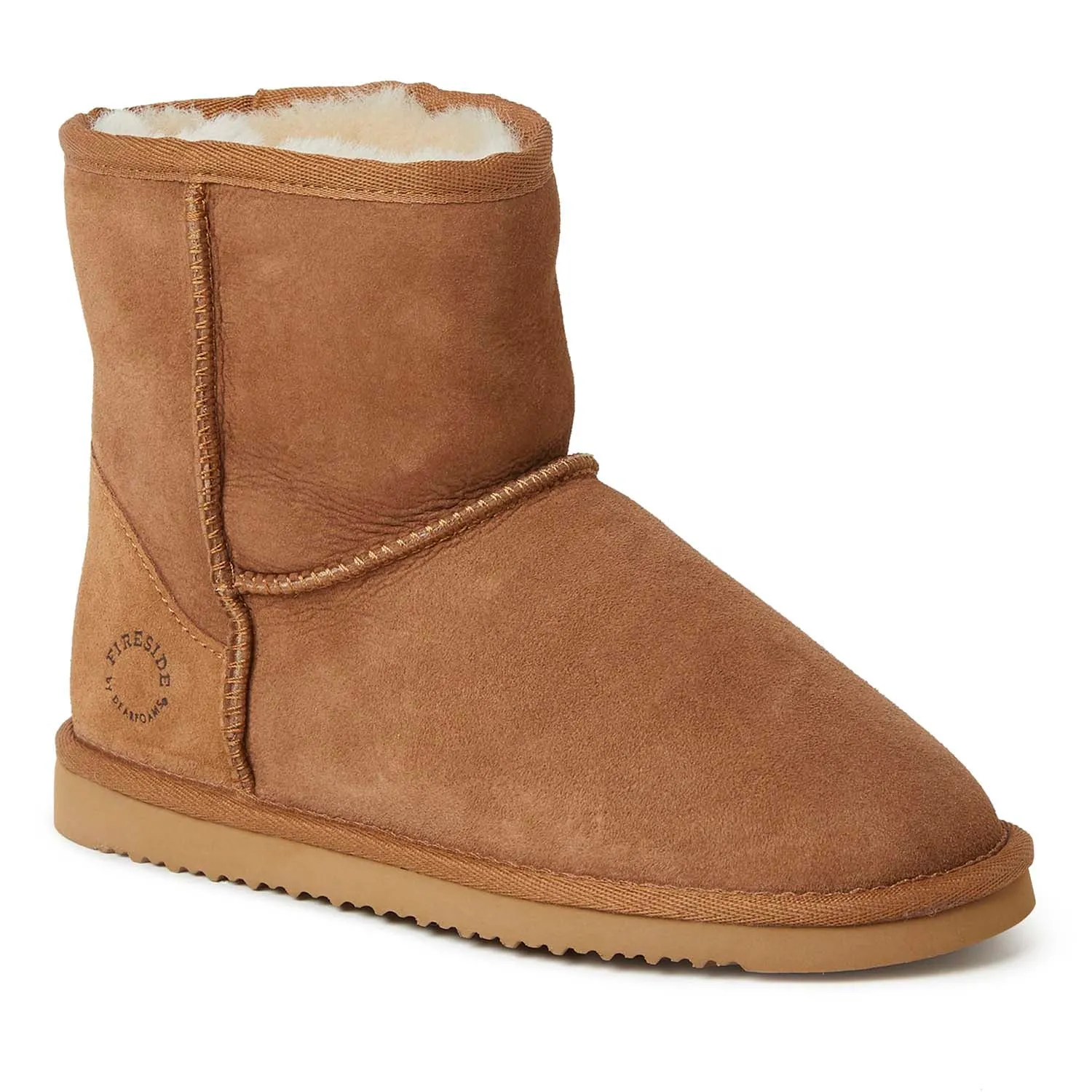Fireside By Dearfoams Women's Rosebery 6 Inch Shearling Boot
