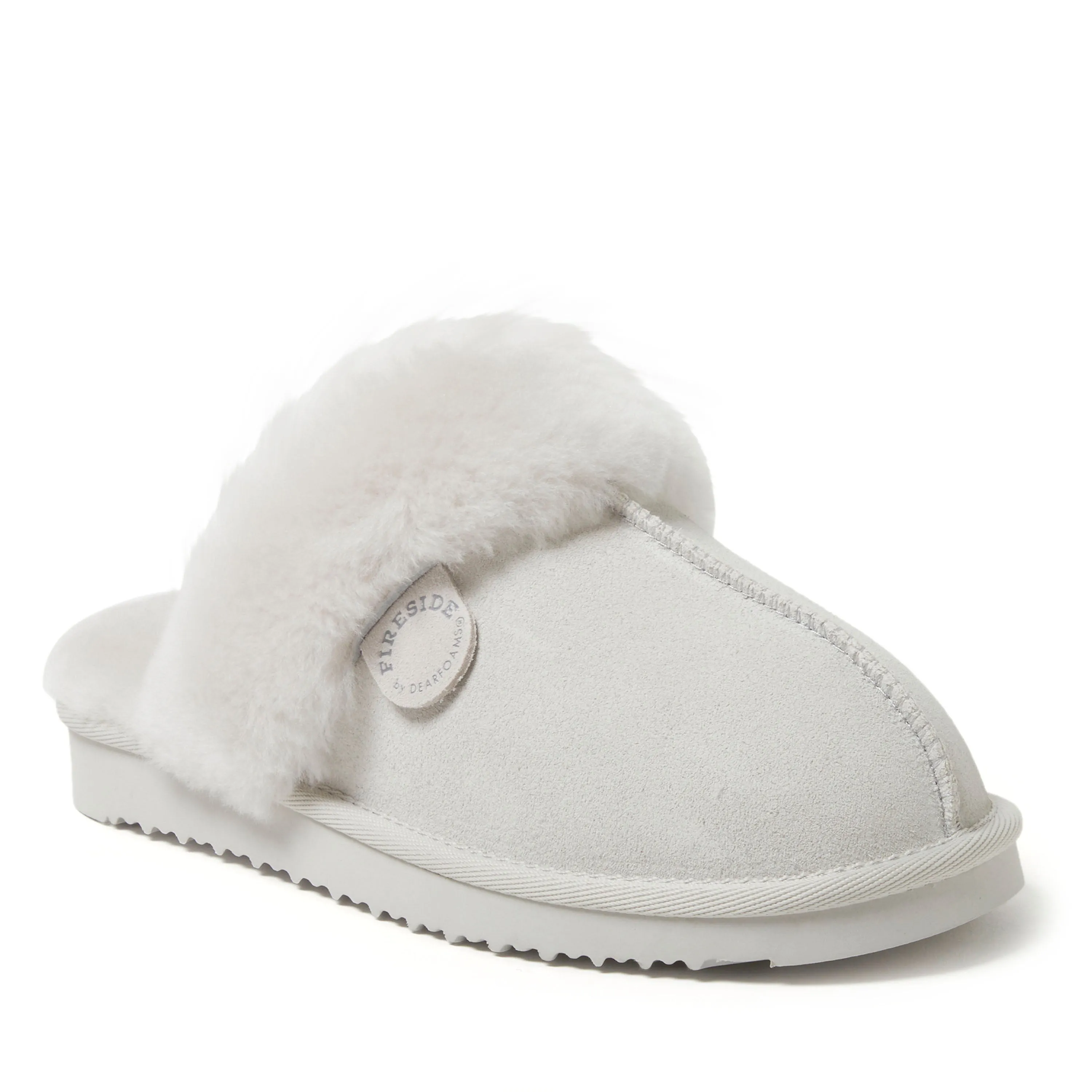Fireside by Dearfoams Women's Sydney Genuine Shearling Scuff Slipper