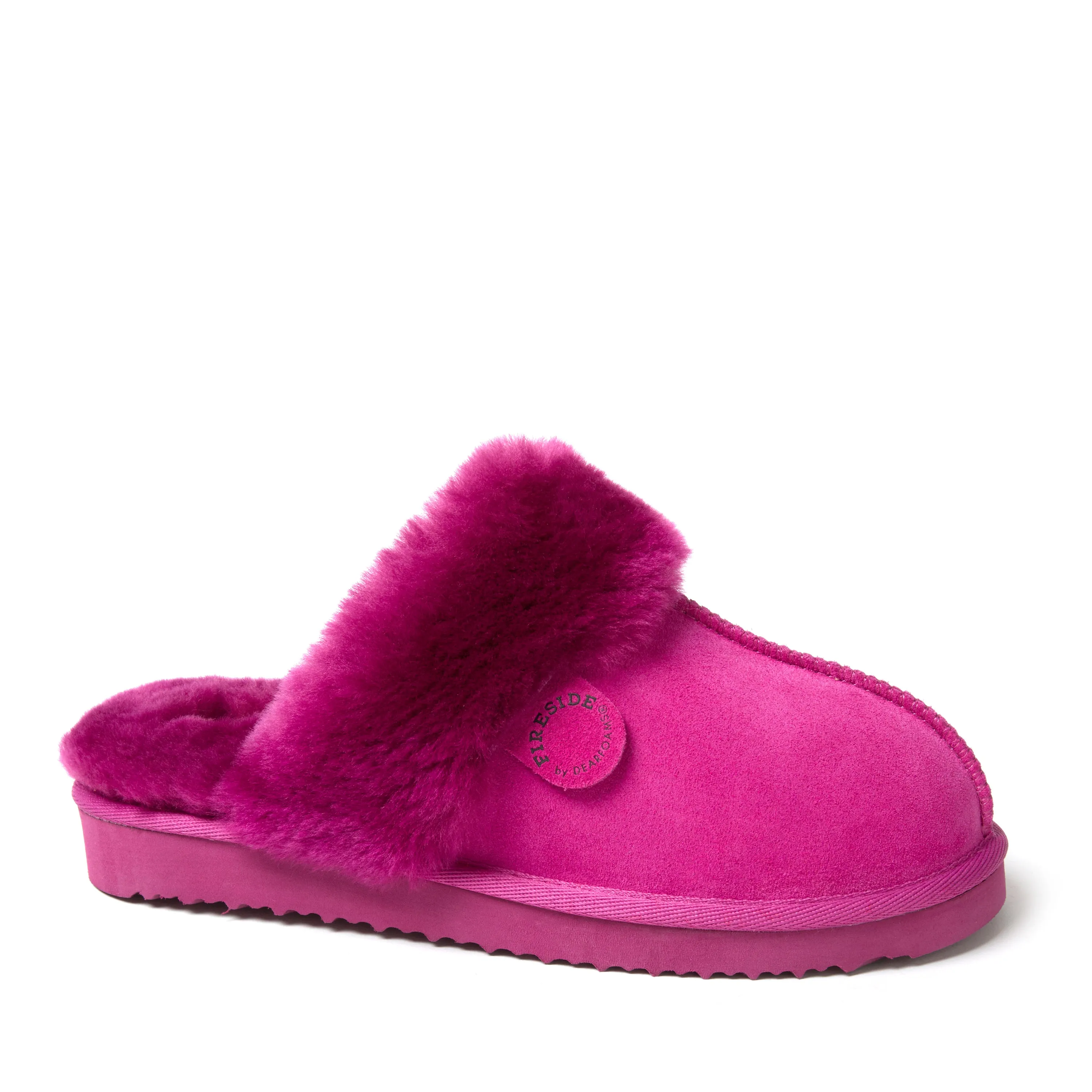 Fireside by Dearfoams Women's Sydney Genuine Shearling Scuff Slipper