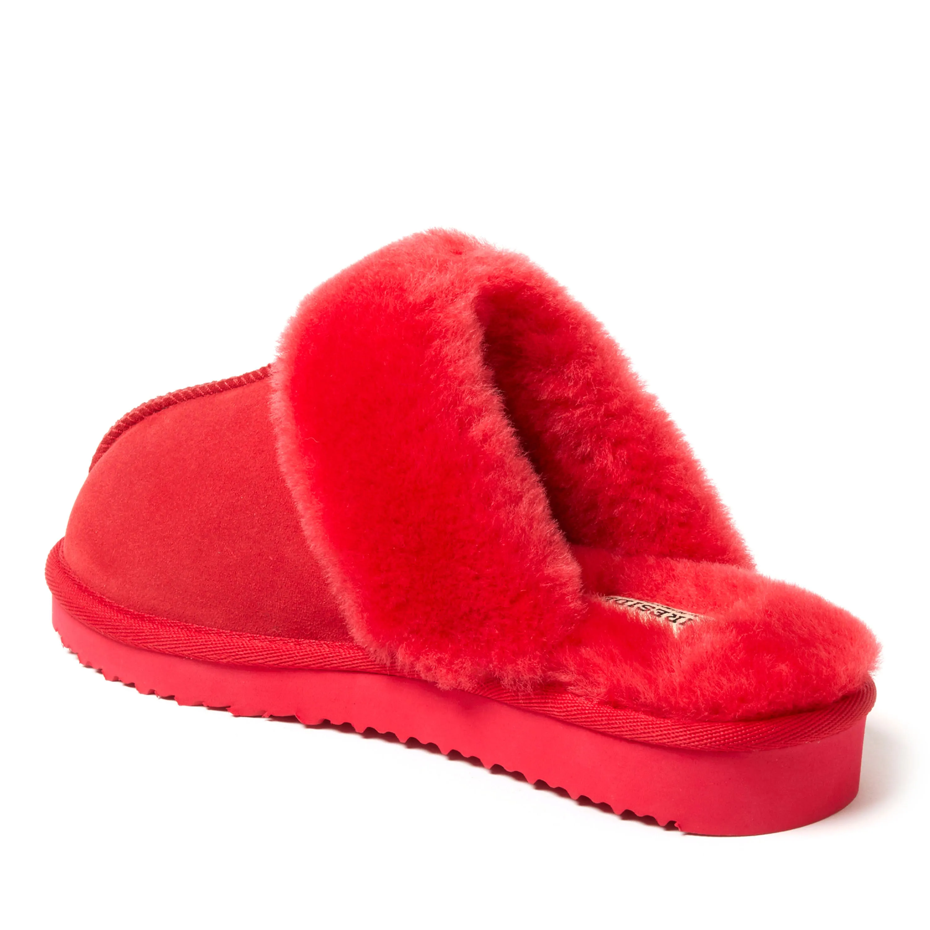 Fireside by Dearfoams Women's Sydney Genuine Shearling Scuff Slipper