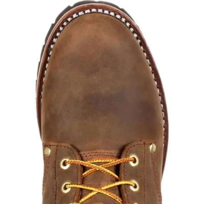 Georgia Gb00065 Work Boot Men's 8 Brown Steel Toe Insulated Logger Boots EEE3596 (Brown,8)