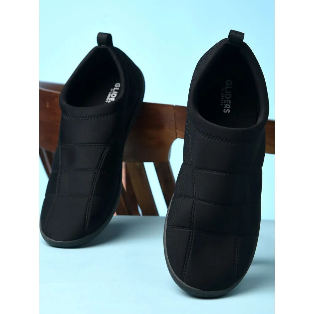Gliders (Black) Casual Slip on Shoes For Men Harvey-901 By Liberty