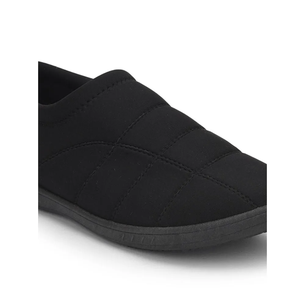 Gliders (Black) Casual Slip on Shoes For Men Harvey-901 By Liberty