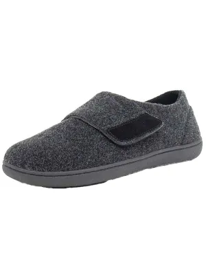 Grayson Mens Fleece Lounge Loafer Slippers