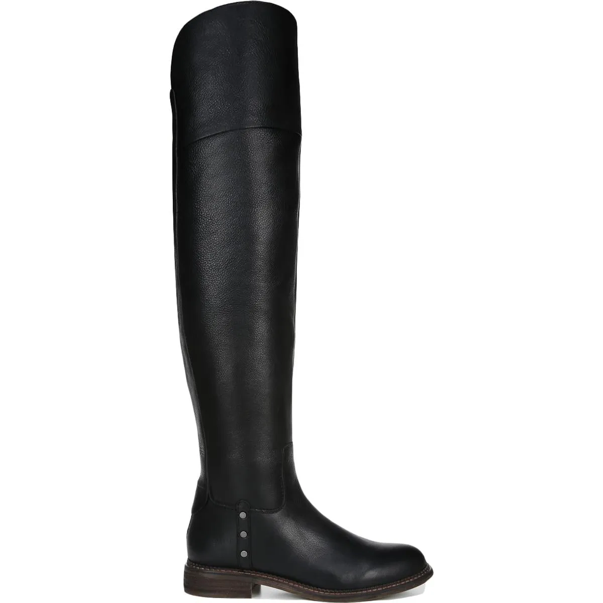 Haleen Womens Leather Wide Calf Knee-High Boots