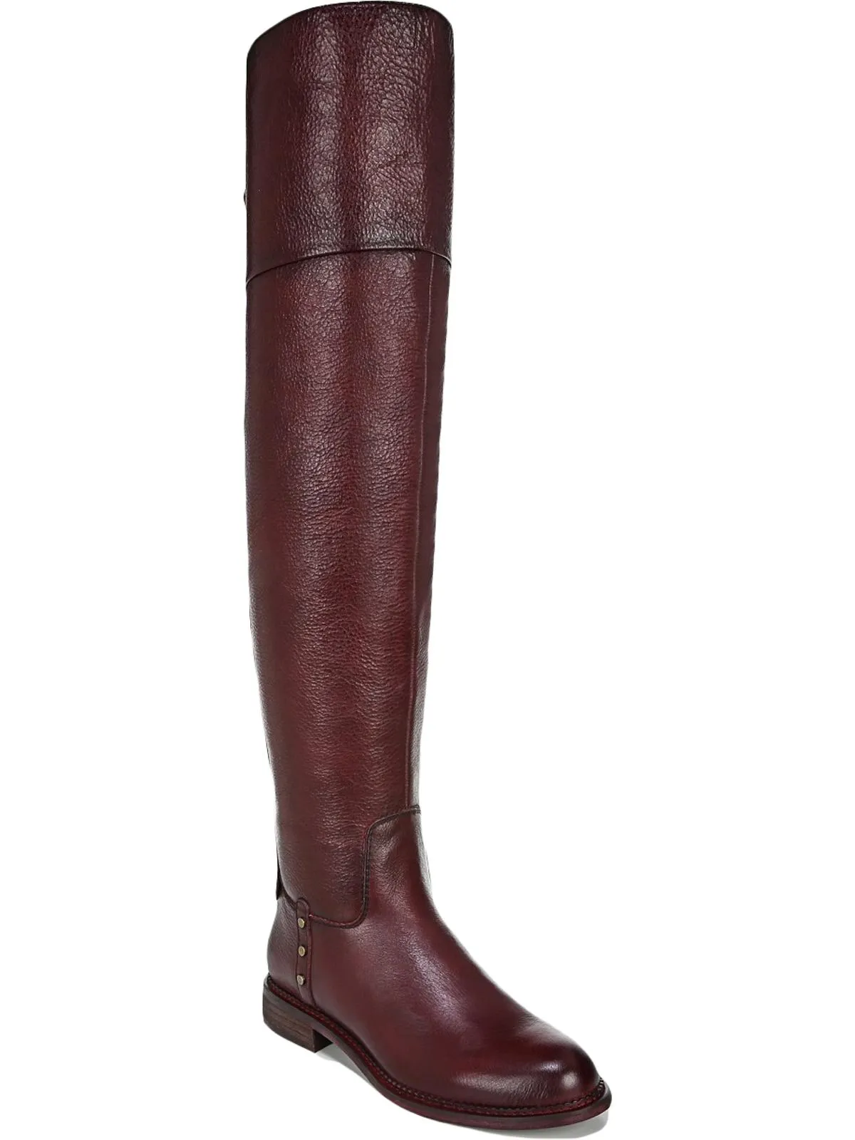 Haleen Womens Leather Wide Calf Knee-High Boots