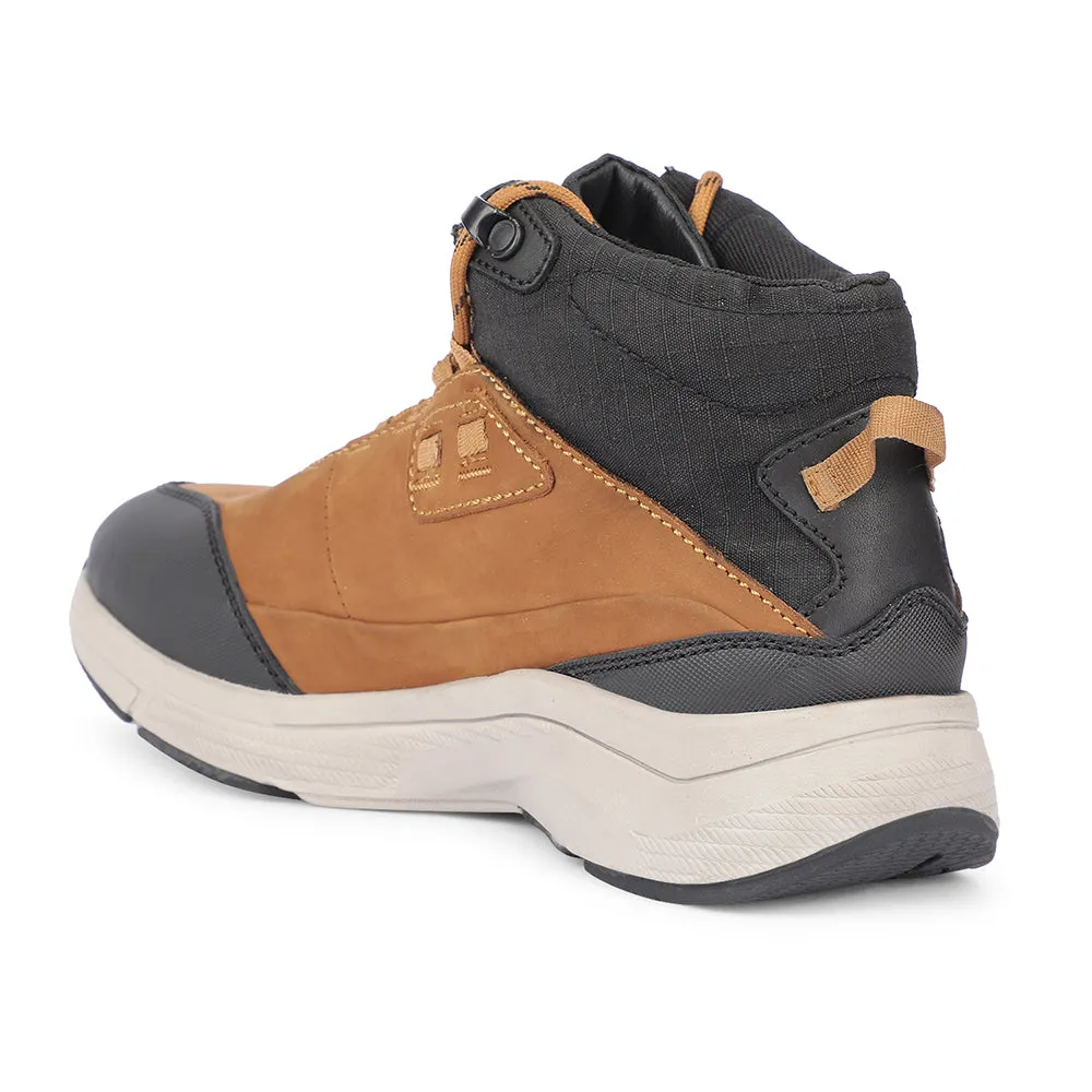 Healers Casual Camel Lacing Shoes For Men A576-01 By Liberty