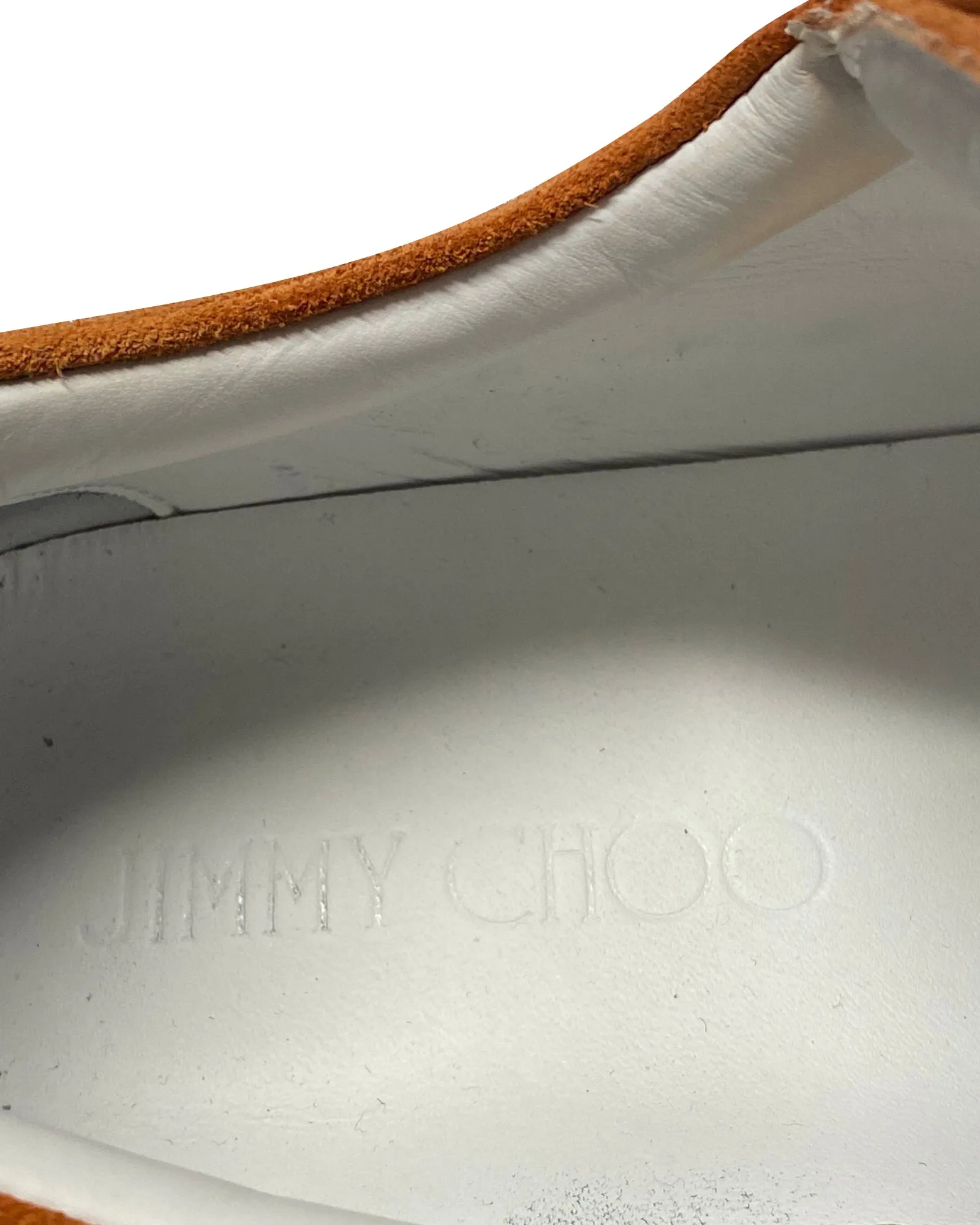 Jimmy Choo Cash Trainers in Brown Suede