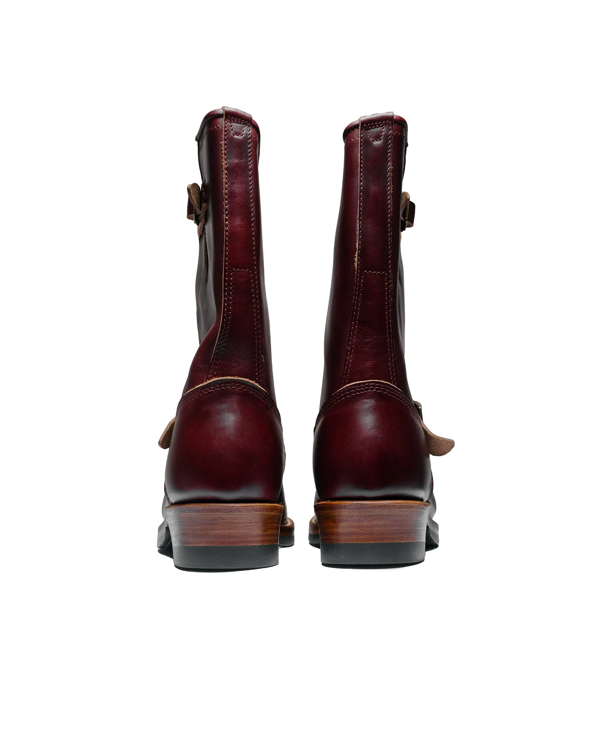 John Lofgren Bootmaker Wabash Engineer Boots Horween CXL Burgundy