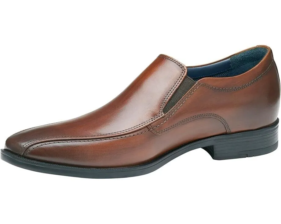 Johnston & Murphy Gibbons Run-Off Men's US 8.5 Brown Leather Dress Shoes ZPO1905