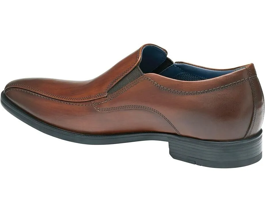 Johnston & Murphy Gibbons Run-Off Men's US 8.5 Brown Leather Dress Shoes ZPO1905