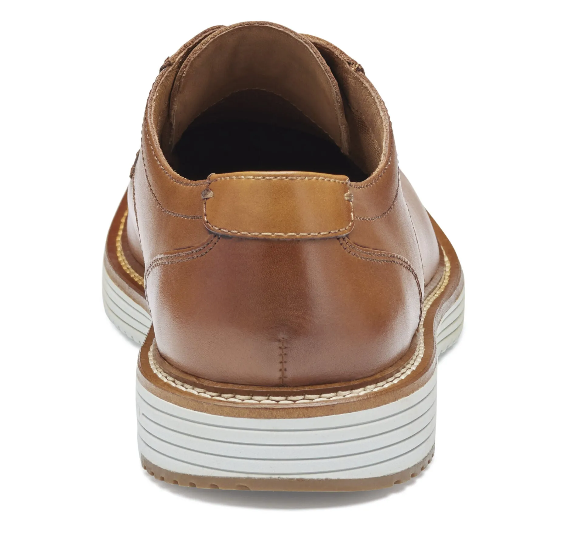 Johnston & Murphy Men's Hodges Leather Plain Toe Lace-up Shoe