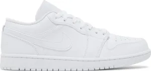 Jordan 1 Low Triple White