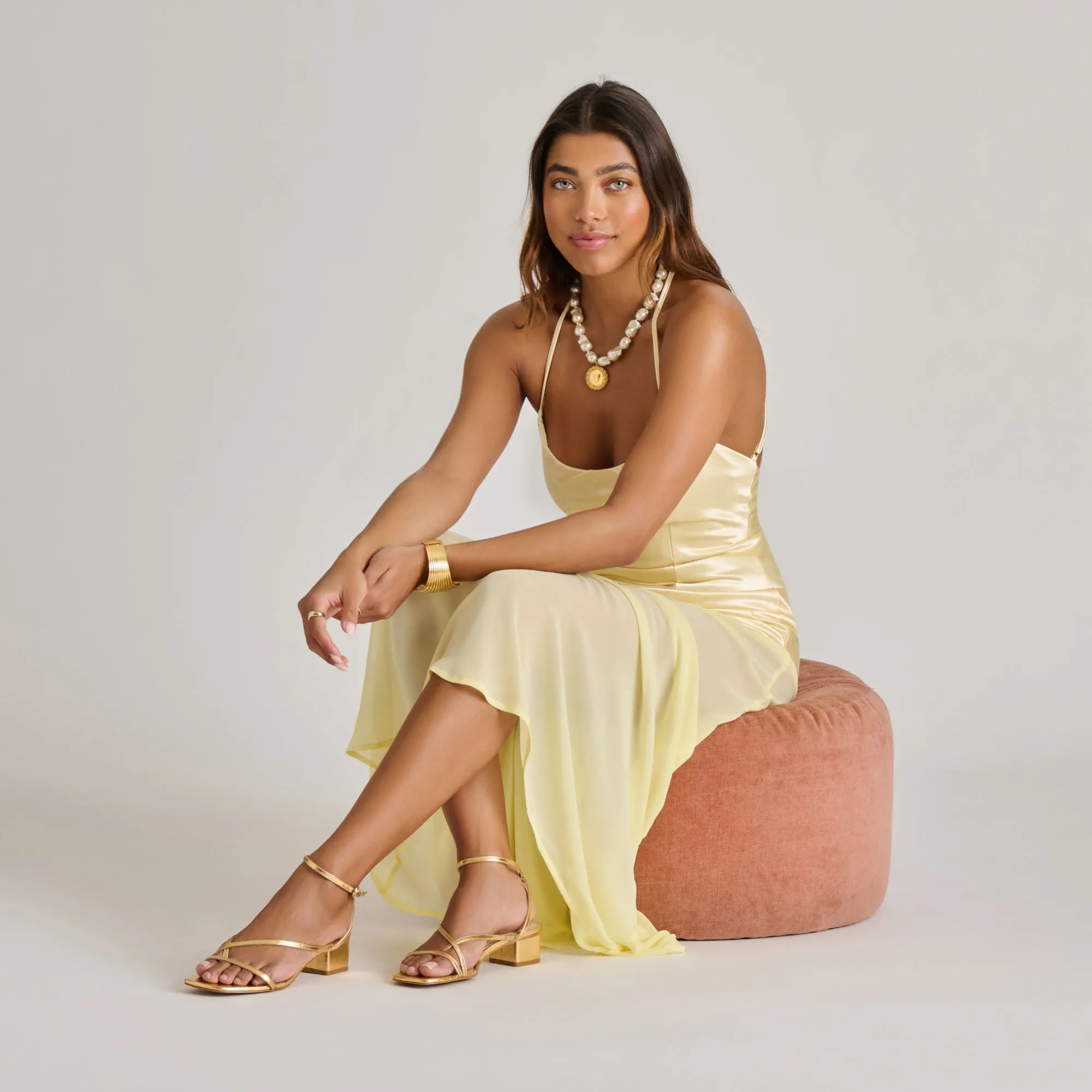KARLOS SANDALS GOLD METALLIC STELLA