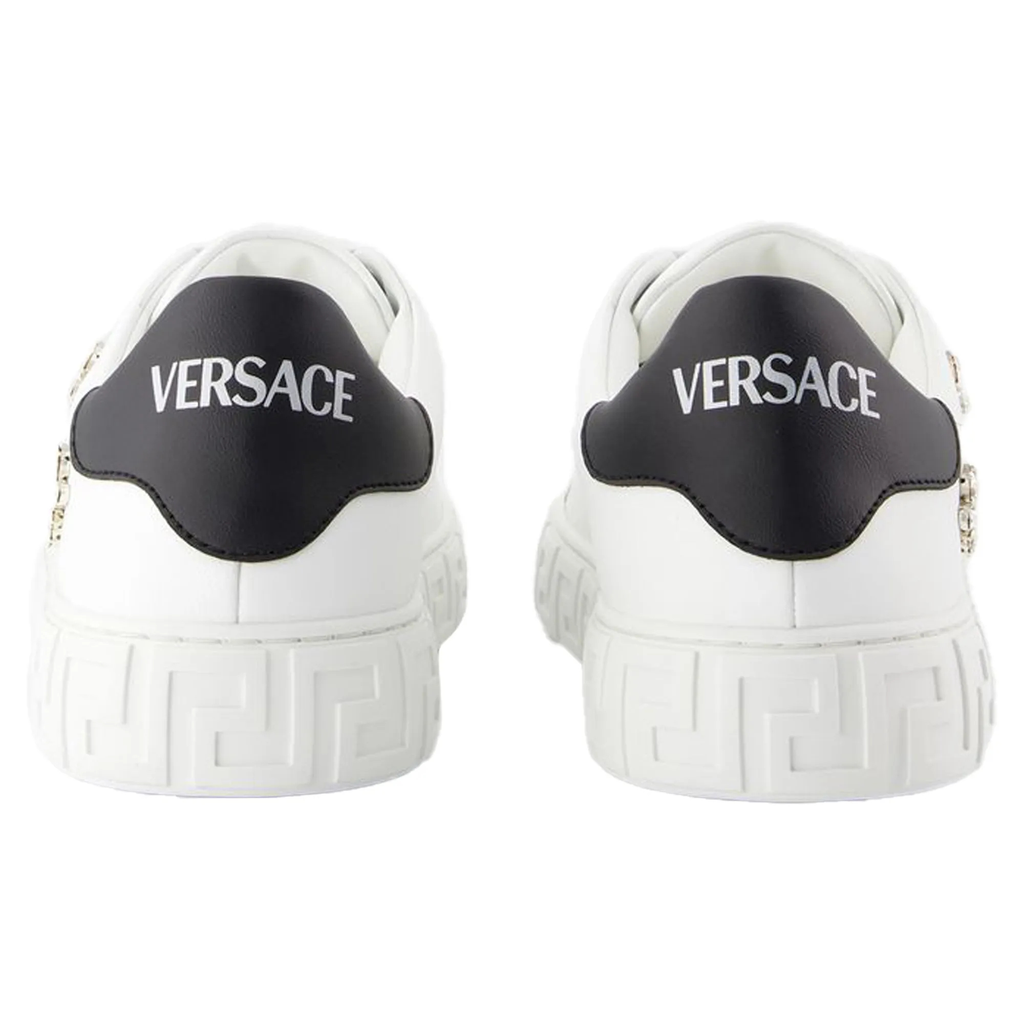 La Greca Sneakers - Versace - Canvas - White