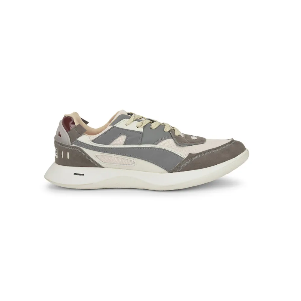 Leap7x Lacing Cream Casual Shoes For Men MENTOR By Liberty