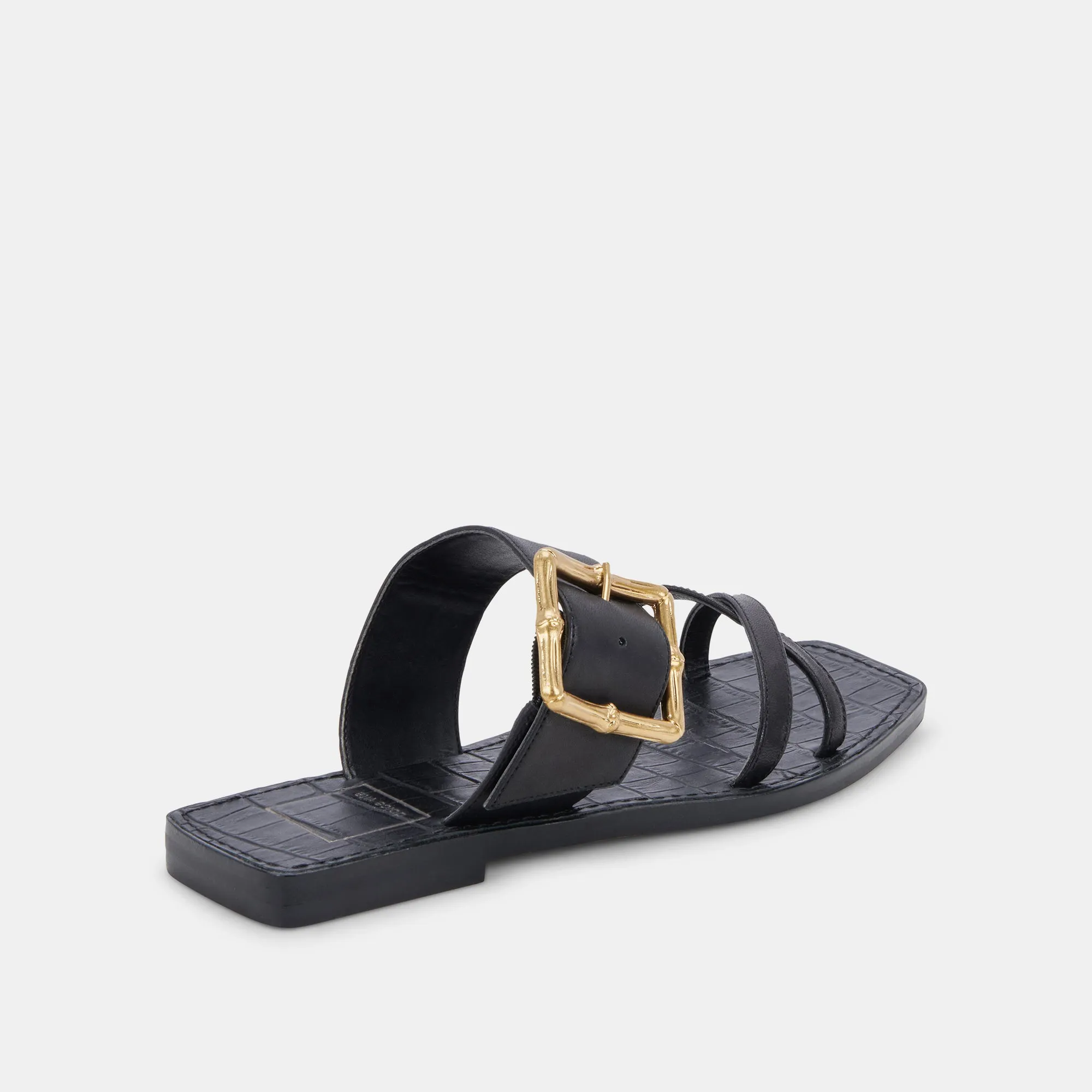 LOWYN SANDALS BLACK LEATHER