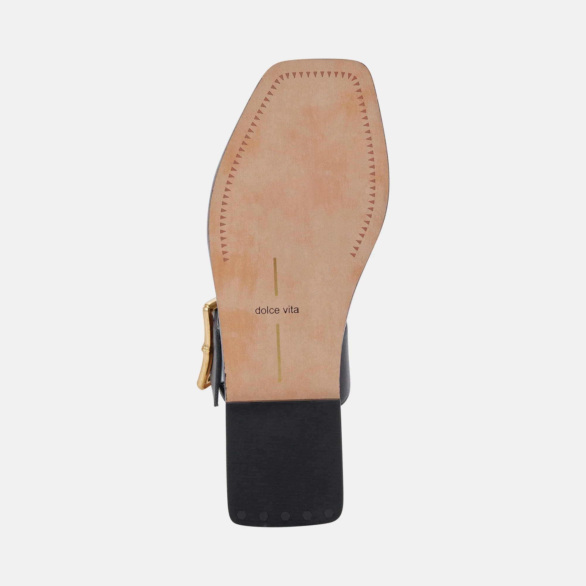 LOWYN SANDALS BLACK LEATHER