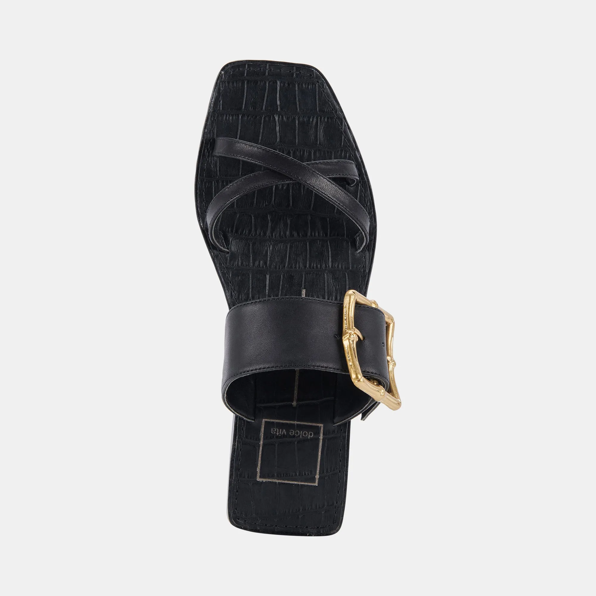 LOWYN SANDALS BLACK LEATHER