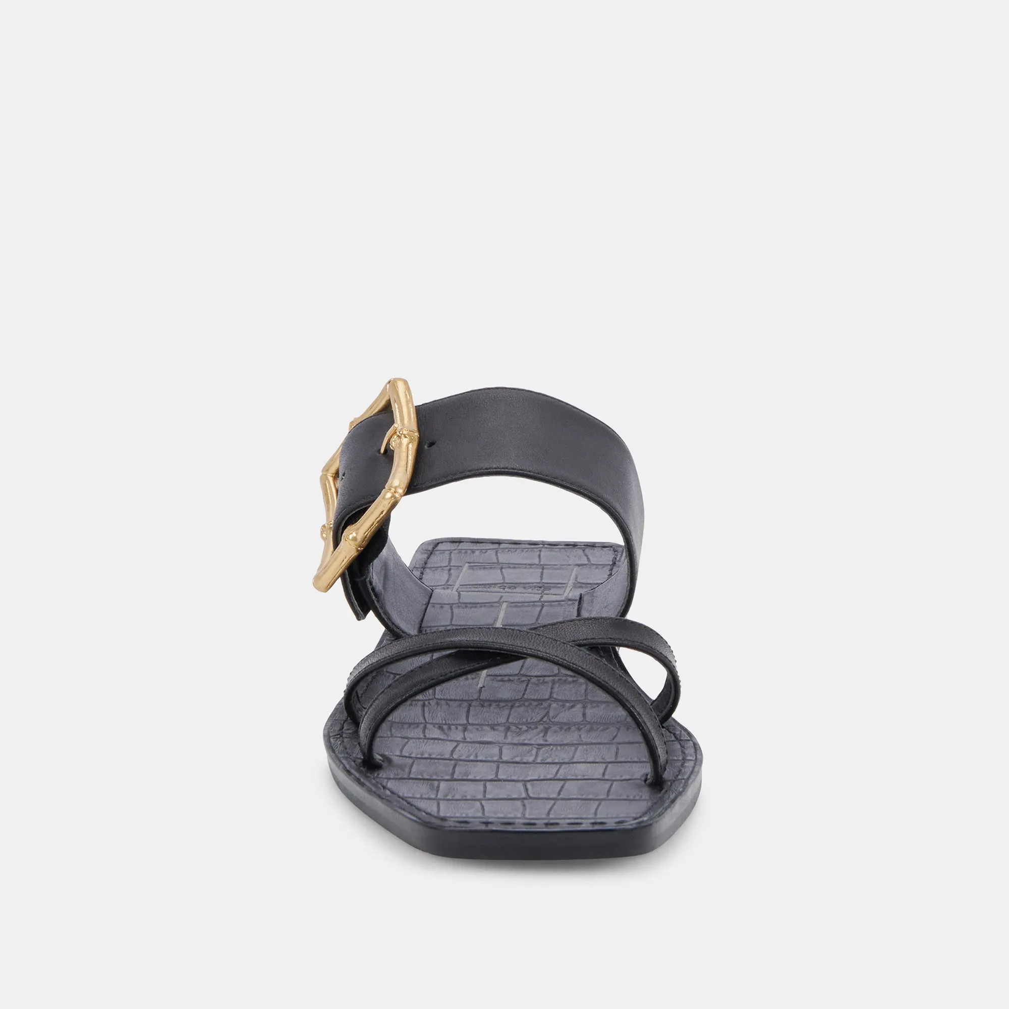 LOWYN SANDALS BLACK LEATHER