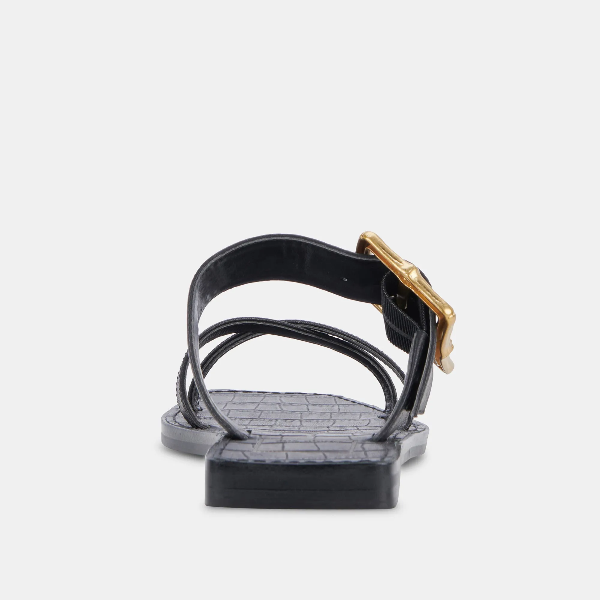 LOWYN SANDALS BLACK LEATHER