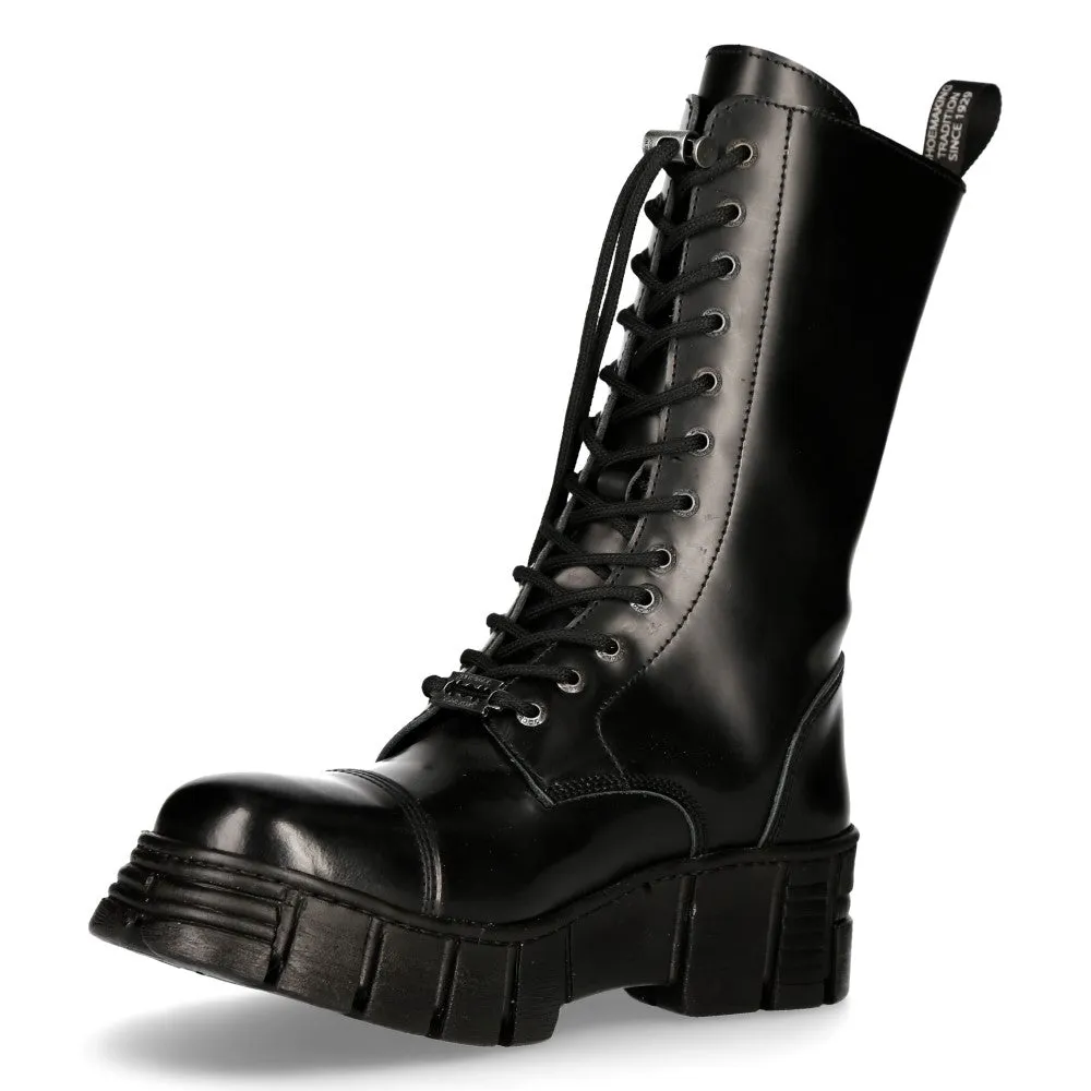 M-WALL127N-C1 Boots Leather Wall Biker
