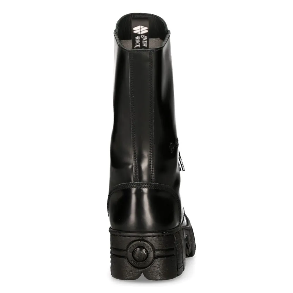 M-WALL127N-C1 Boots Leather Wall Biker